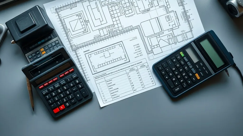 A high-angle professional photograph of architectural bluepr